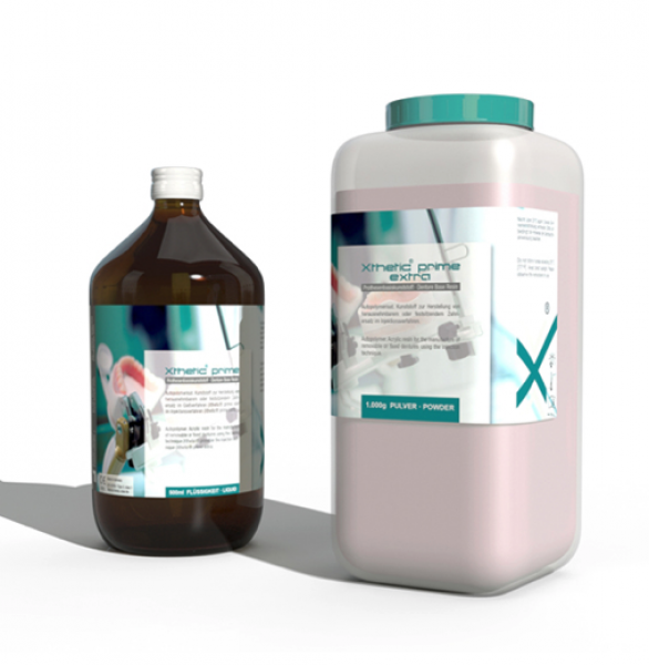 Xthetic® prime extra Prothesenkunststoff, Autopolymerisat